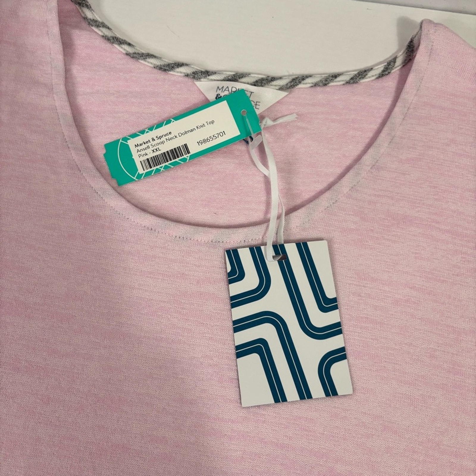 Nwt Market & Spruce Light Pink Light Weight Tunic Top Size Xxl Xx0969 — image 5 of 8